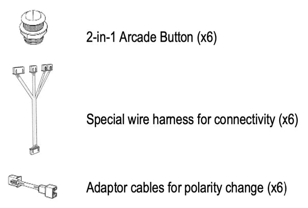 2in1 button