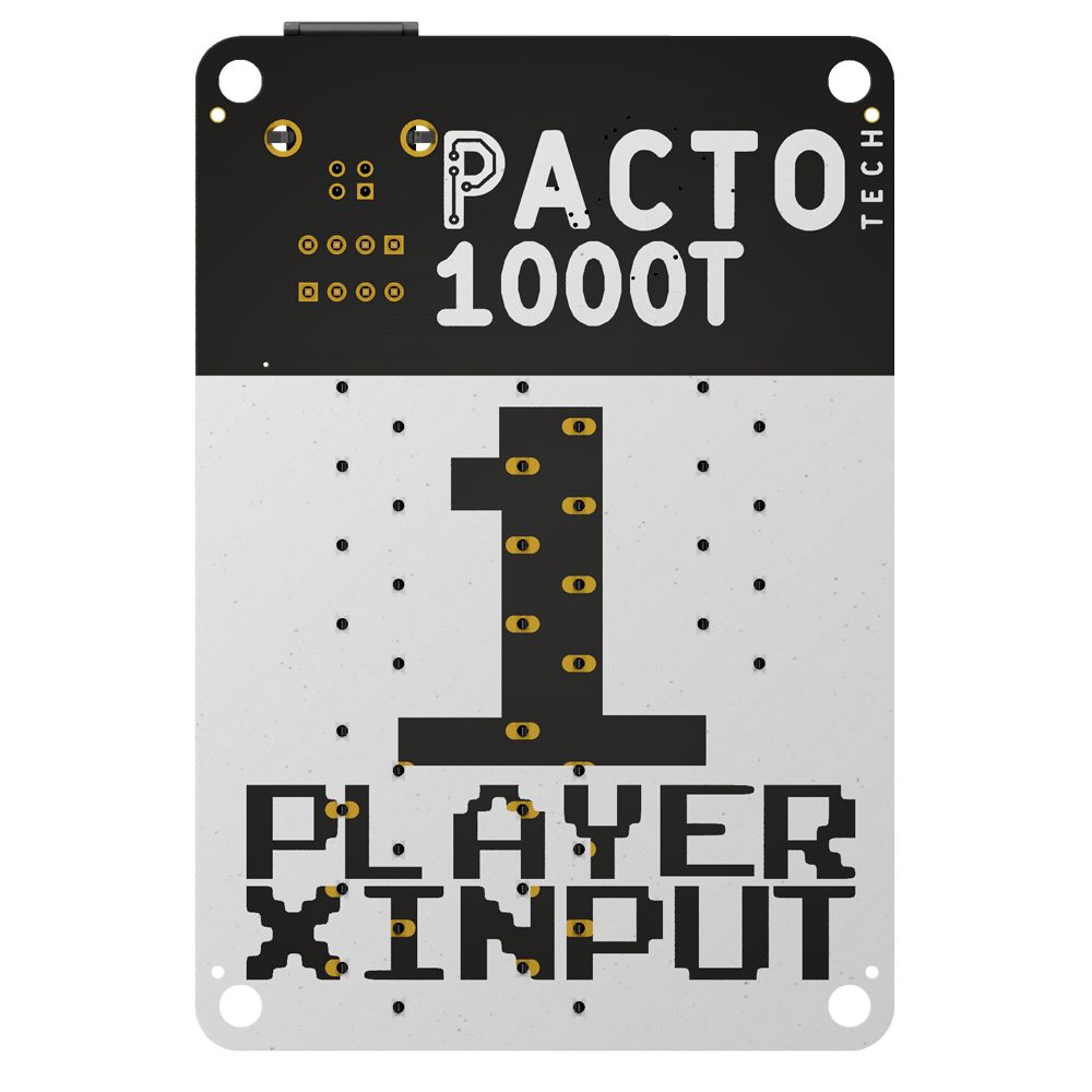 Pacto Tech 1000T- 1 Player Twinstick Control Interface for Arcade Cabinets (Supports Xinput Protocol)