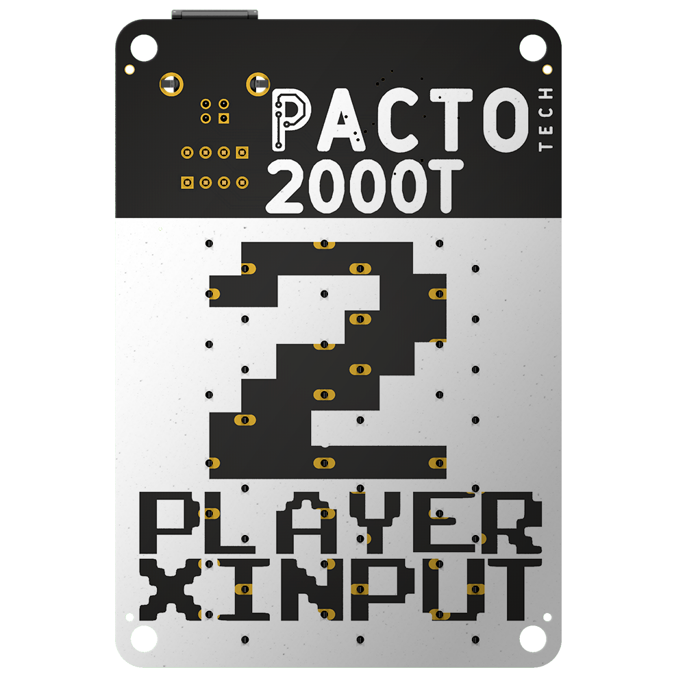 Pacto Tech 2000T- 2 Player Control Interface for Arcade Cabinets (Supports Xinput Protocol)