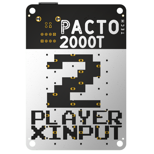 Pacto Tech 2000T- 2 Player Control Interface for Arcade Cabinets (Supports Xinput Protocol)