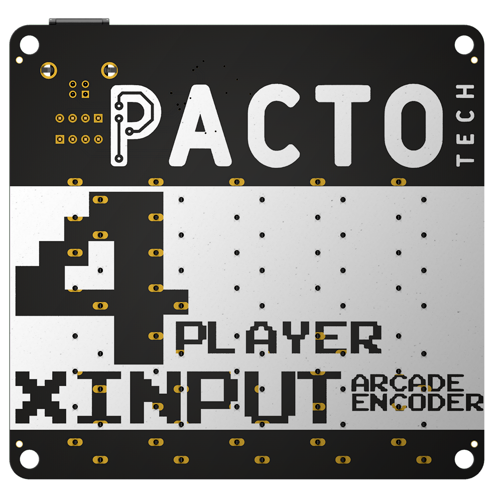 Pacto Tech 4000T - 4 Player Control Interface for Arcade Cabinets (supports Xinput Protocol)
