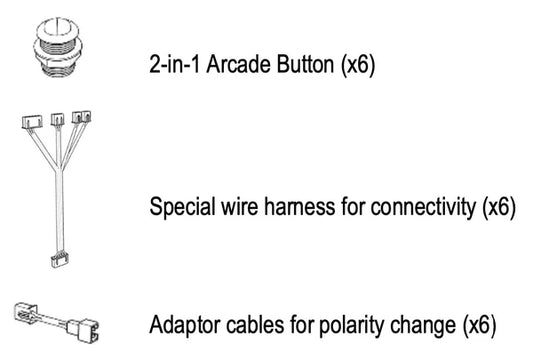 2in1 button