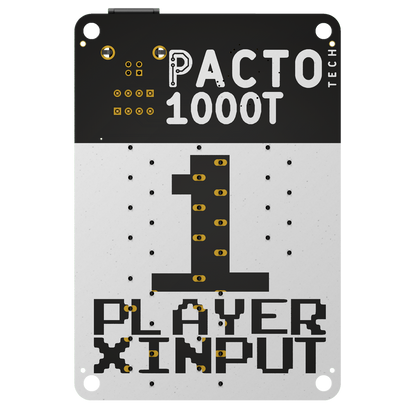 Pacto Tech 1000T- 1 Player Twinstick Control Interface for Arcade Cabinets (Supports Xinput Protocol)