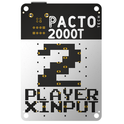 Pacto Tech 2000T- 2 Player Control Interface for Arcade Cabinets (Supports Xinput Protocol)