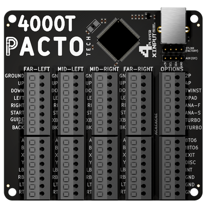 Pacto Tech 4000T - 4 Player Control Interface for Arcade Cabinets (supports Xinput Protocol)