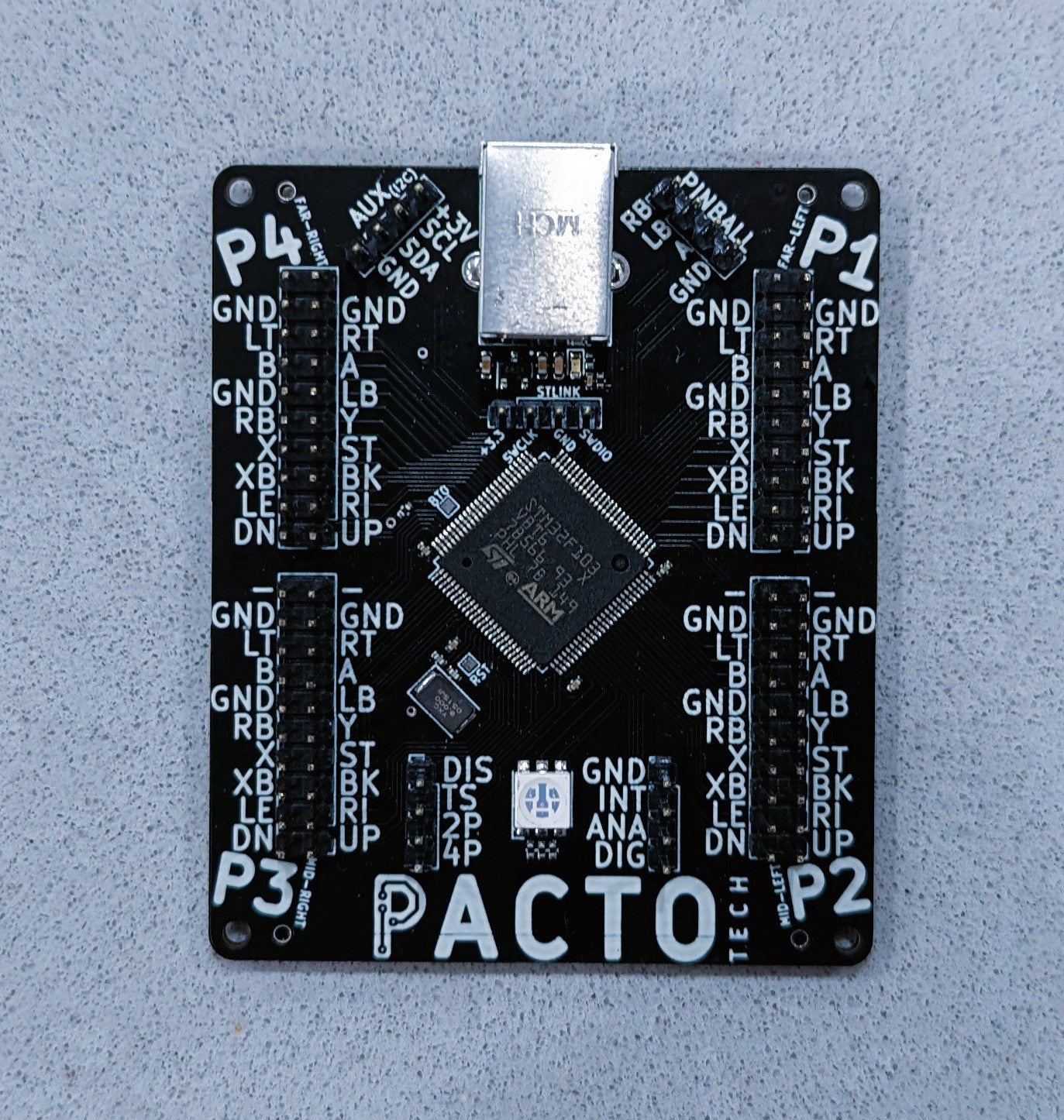 Pacto Tech 4000H - 4 Player Control Interface for Arcade Cabinets (supports Xinput Protocol)